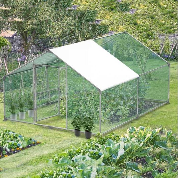 Птичарник 3х3м Клетка за пилета Кокошарник кокошарници клетки кокошки