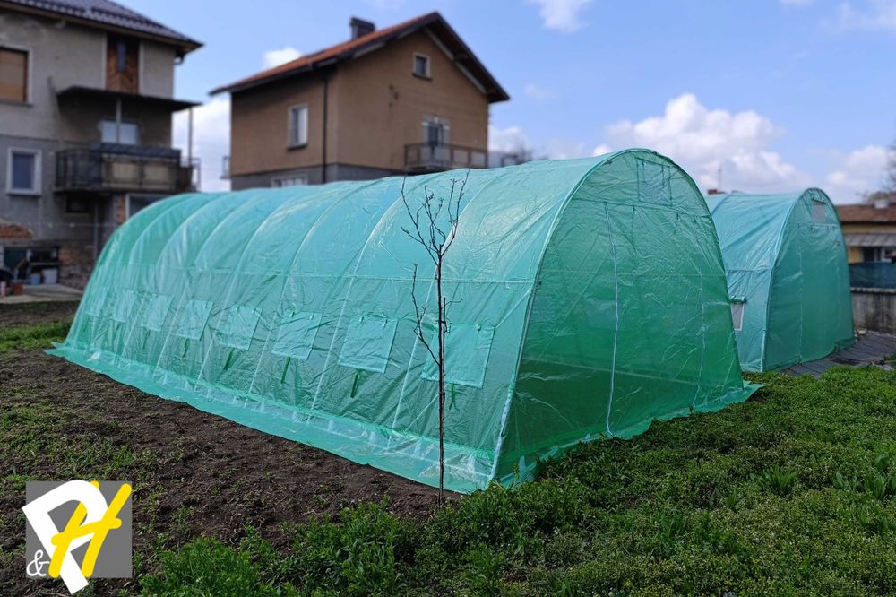 Парници с 32мм тръби - 230см височина - РЕ 180 g/m2