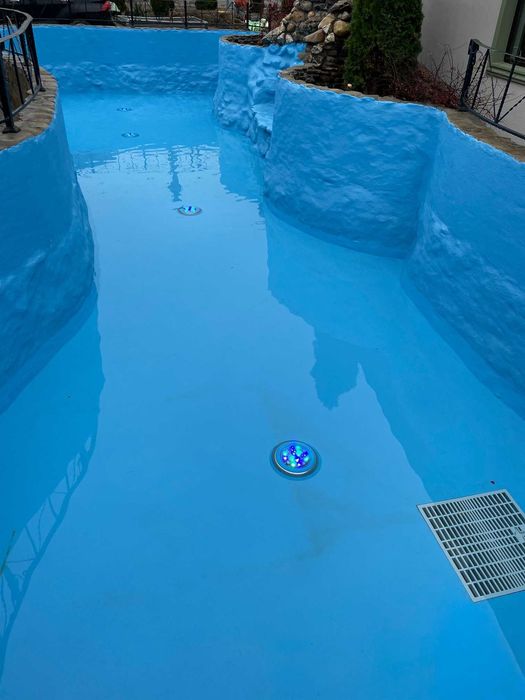 Corp iluminat subacvatic piscina iaz, 18W, RGB cu telecomanda, 4 buc