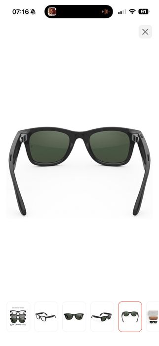 Смарт-очки Ray-Ban Meta Wayfarer Gen 2