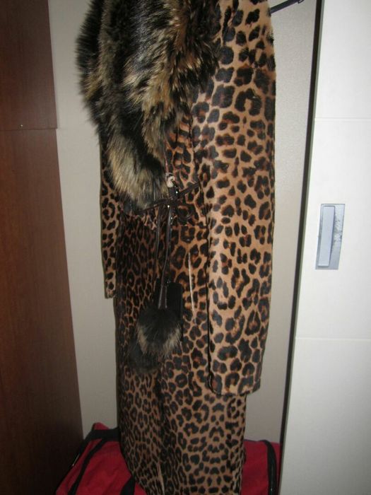 Дублёнка леопард
