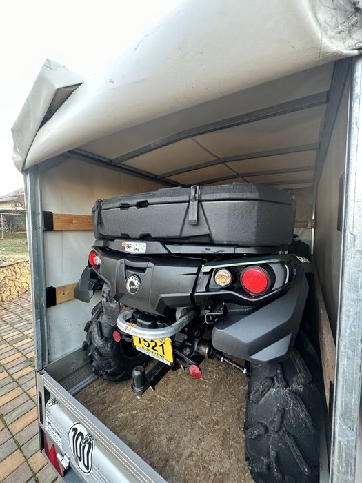 Remorca aluminiu UNSINN•1.3 t• sistem franare