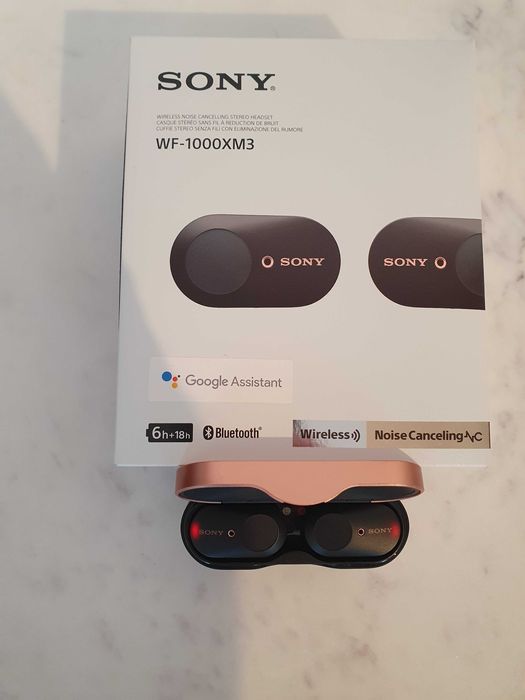 Casti Sony WF-1000XM3 fara fir negru