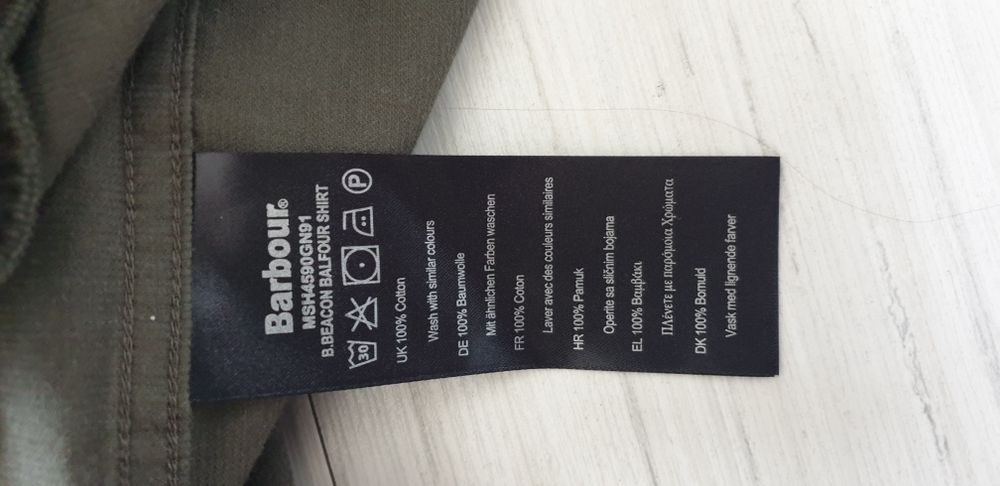 Barbour Beacon Cotton Mens Size 2XL ОРИГИНАЛ! НОВО! Мъжка Риза!