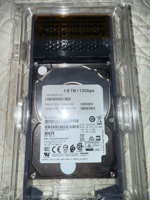 Hard Disk Server 1.8TB SAS 12Gbps – Toshiba Enterprise