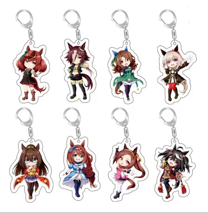 Брелоки с персонажами Umamusume по