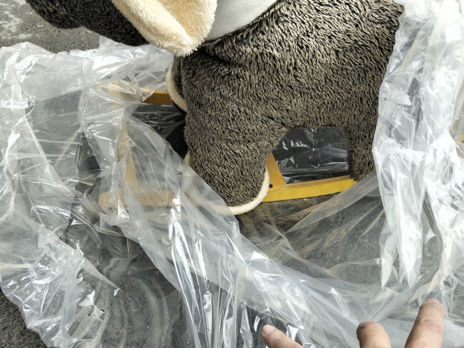 Мишка-качалка в хорошем отличном состоянии