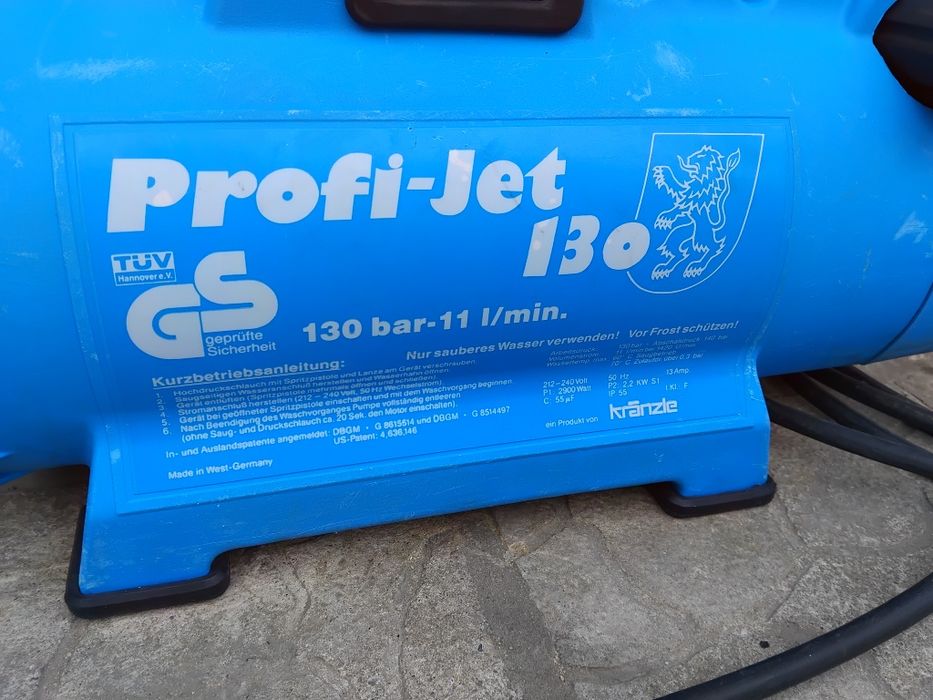 Водоструйка Kranzle Profi/ Jet 145bar/10l/min Керамика