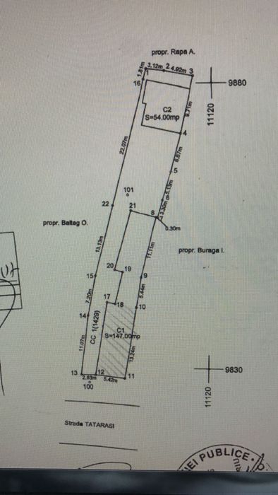 Spatiu comercial de închiriat – TATARASI, PIATA CHIRILA