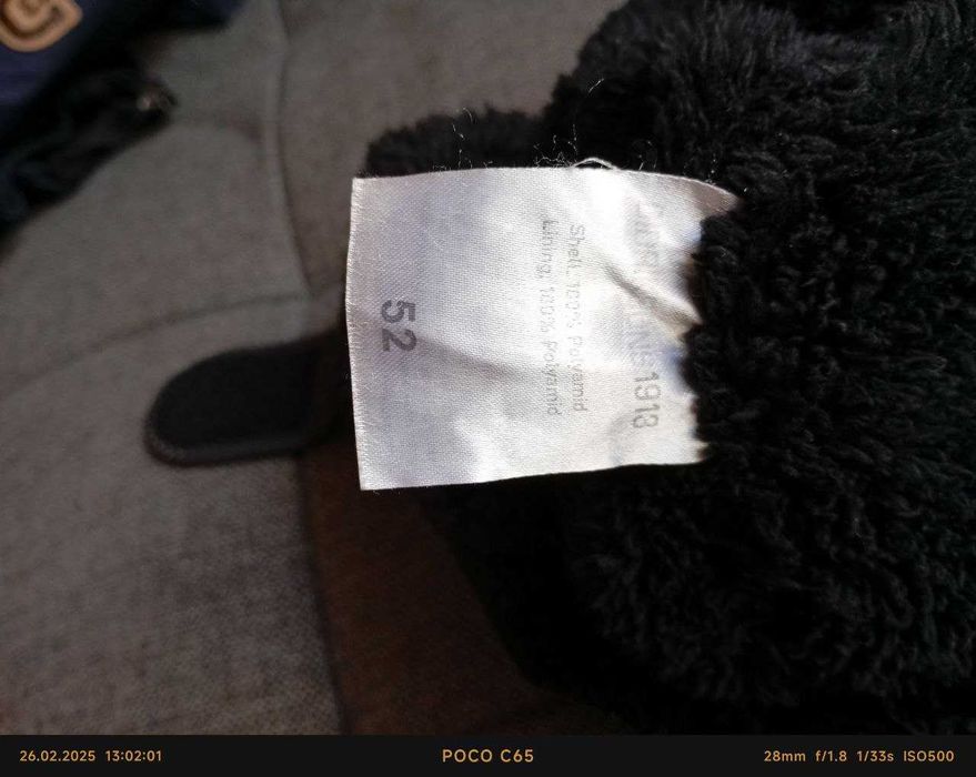 Комбинезон didriksons зимний 4-6 лет + шапка-ушанка didriksons