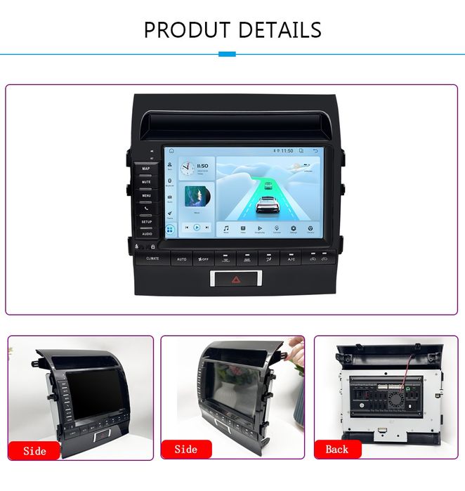 Android Land Cruiser 200 магнитола