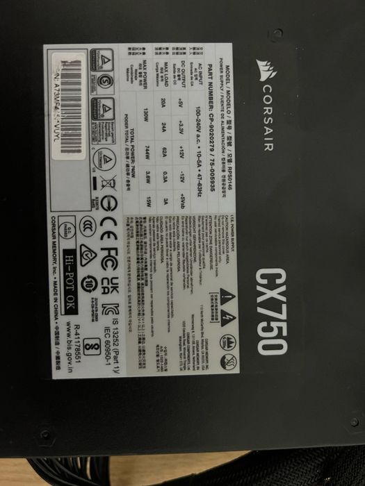 Vand sursa Corsair CX750