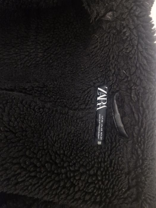 ZARA Дебело зимно яке в черно