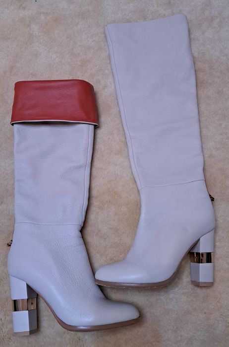 Cizme 35, piele Mallanee