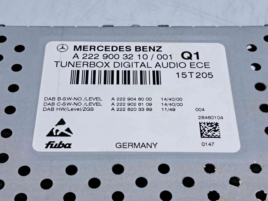 Amplificator audio Mercedes Clasa C (W205) [Fabr 2014-prezent] A22290