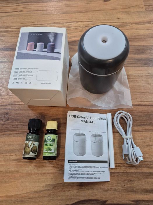 Umidificator (odorizant) de aer cu difuzor aromaterapie-5lei transportul