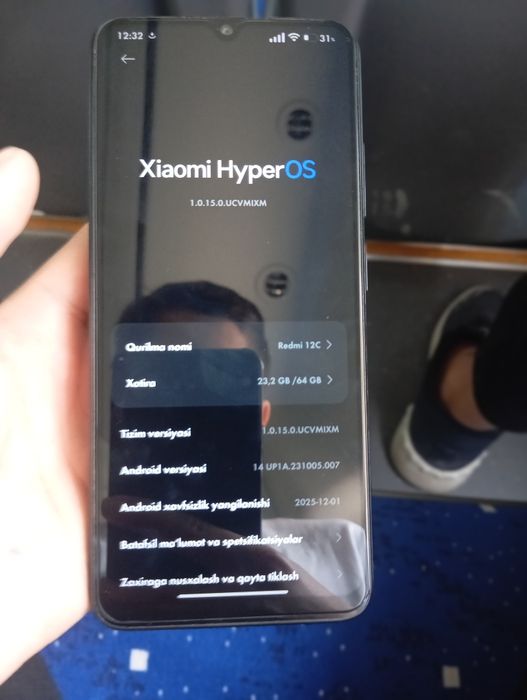 Redmi12c holati idyal