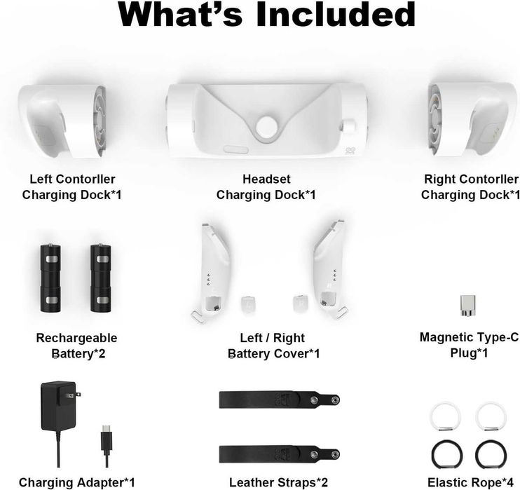 AMVR  зарядна докинг станция с USB-C кабел за Meta/Oculus Quest 2