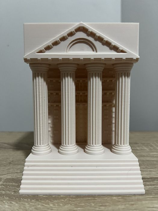 Гръцки храм – лампа с древна архитектура