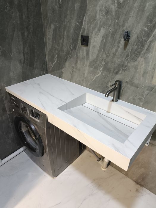 Раковина из керамогранита