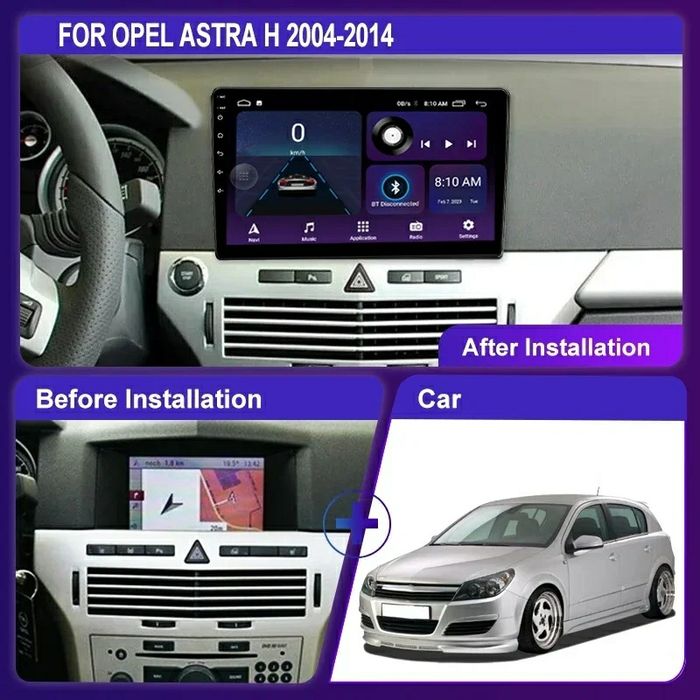 Navigatie Android dedicat OPEL Astra H (2004-2014)