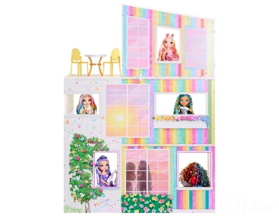 Rainbow High домик.  Кукольный домик