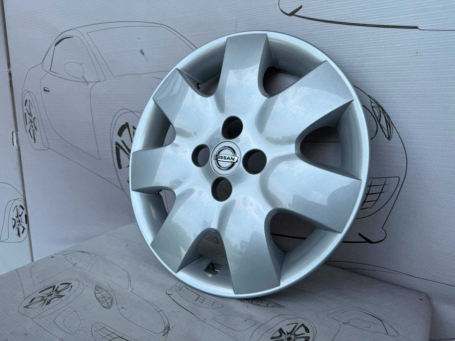 Capac Roată R15 Gri Argintiu Nissan Micra 40315AX700 2004 / [2003-2007] / (4B2)