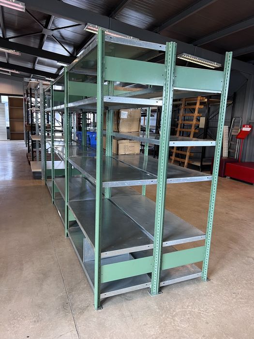 Метални стелажи склад гараж магазин