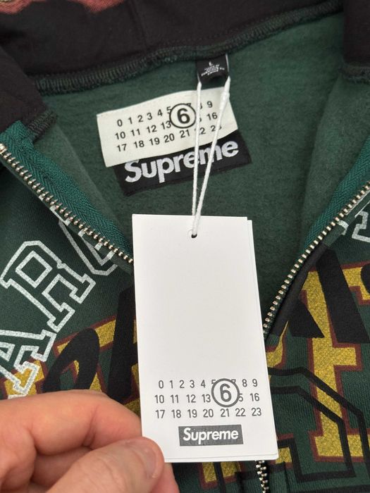 Supreme MM6 Maison Margiela Zip Up Hoodie Sweatshirt Marimea L Nou