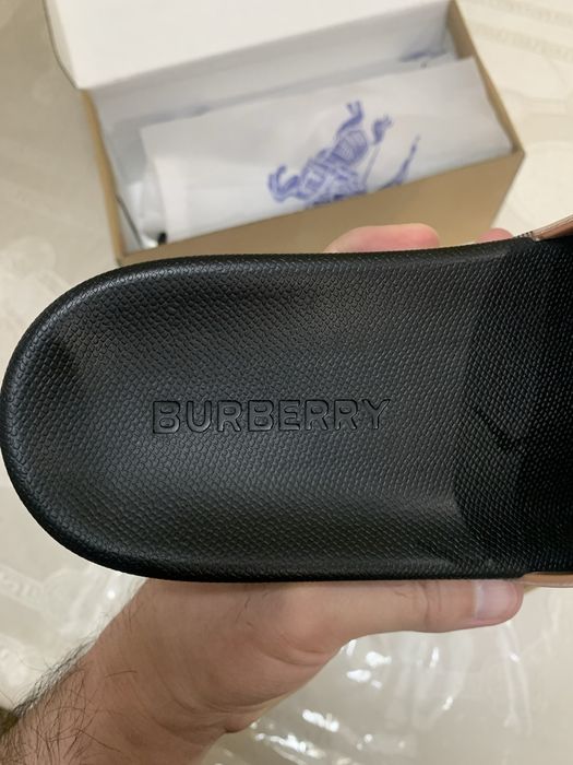 Burberry тапочки tapichka