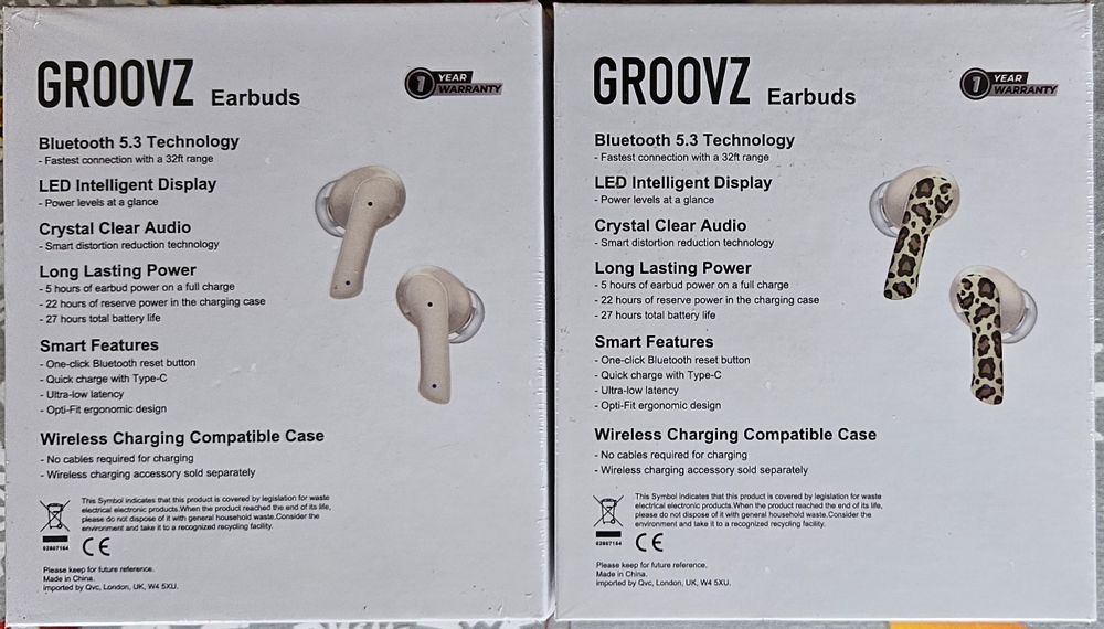 Безжични слушалки GROOVE 2 БРОЯ