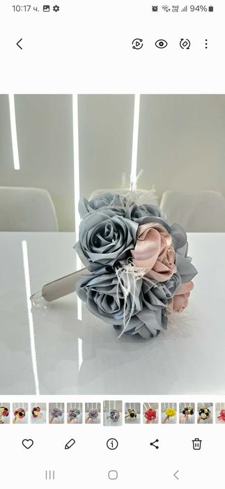 Уникални букети от сатенени рози за вашия специален повод