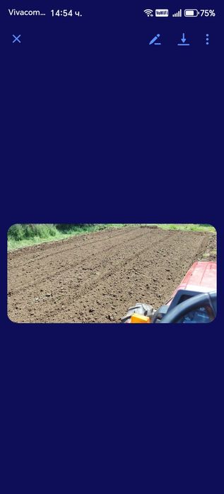 Предлагам услуги със трактор оране и фрезоване на градини в село пчелник и долни чифлик област Варна и други места винаги коректни телефон за връзка 0