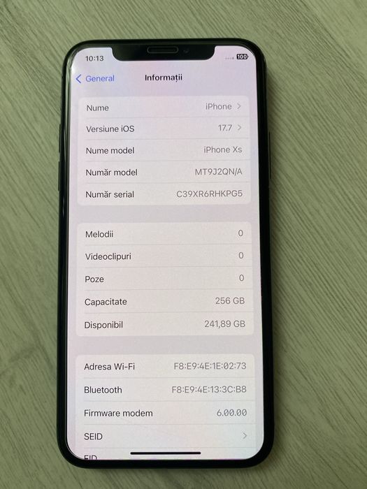 Iphone XS ,256 Gb impecabil