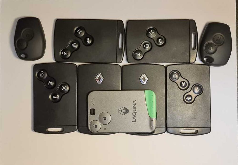 Cartela Megane 3, Megane 4, Talisman,Clio 4, Captur etc.