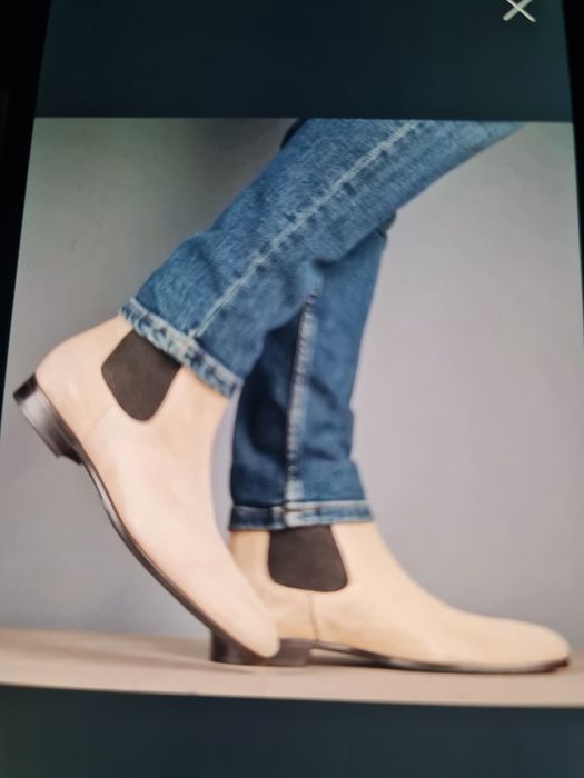 Cizme Thomas Bird suede sand 44