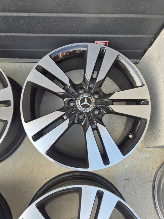 4 Jante Aliaj 5x112 18'' - OEM Mercedes A Class CLA B Class C Class VITO V-Class VIANO - 7.5J ET 52 !