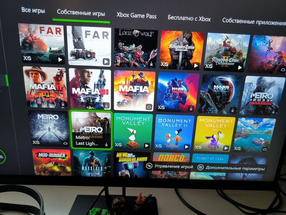 Xbox Series X с играми