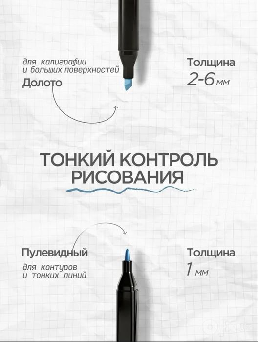 Художественый скетч маркеры Touch 204 шт