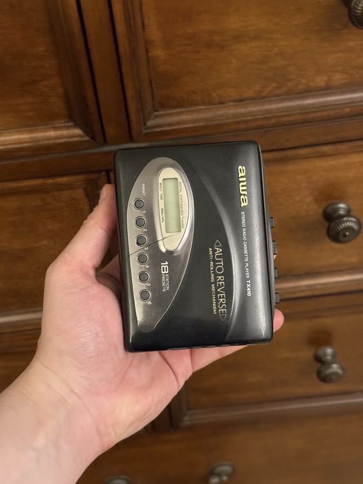 Aiwa casetofon walkman portabil tip sony vintage retro cd
