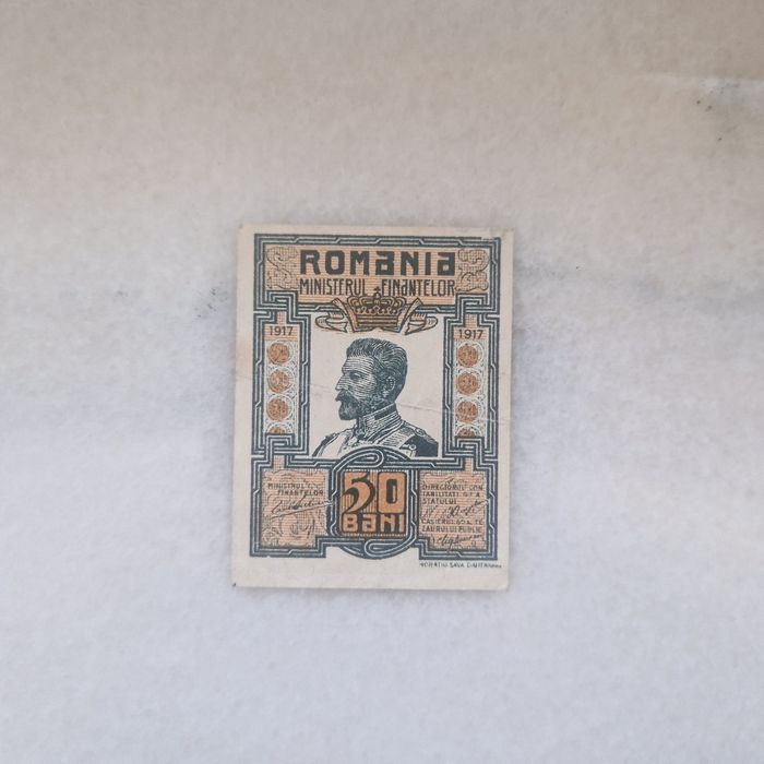 Bancnota 50 bani 1917
