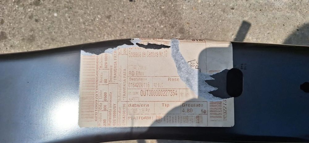 Armatura bara fata Renault Master IV