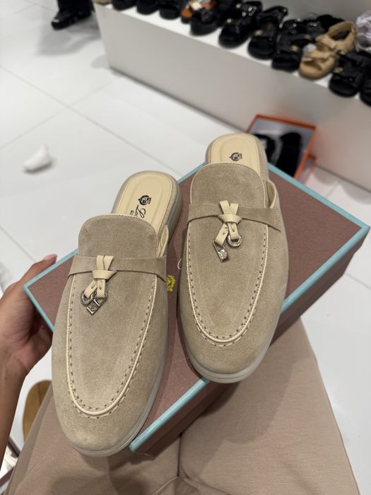 Pantofi loro piana piele naturala