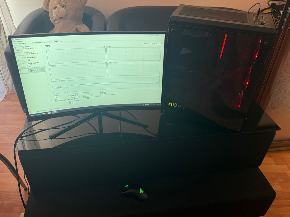 SetUp Gaming Intel Core i7-9700K  GTX 1660 OC 6GB + Monitor 144 Hz