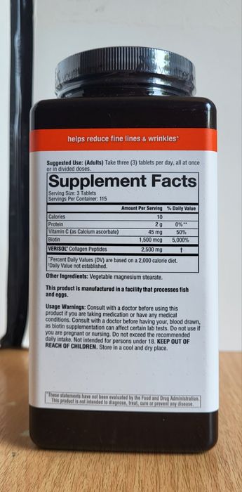 Verisol COLLAGEN Orginal amerkanskiy vitamin