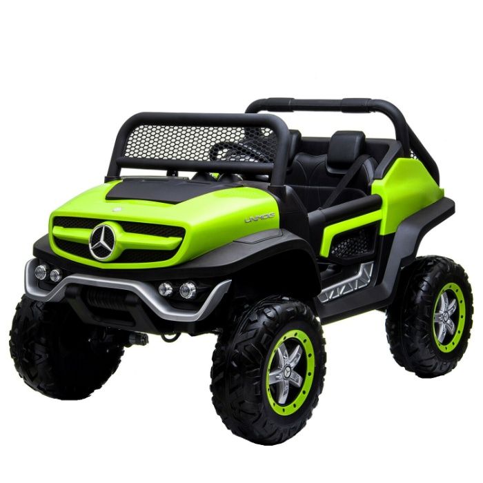 Masinuta Electrica Kinderauto Mercedes UNIMOG 4x4 PREMIUM #Verde