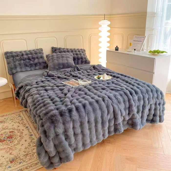 Lenjerie de pat cocolino din blanita de iepuras