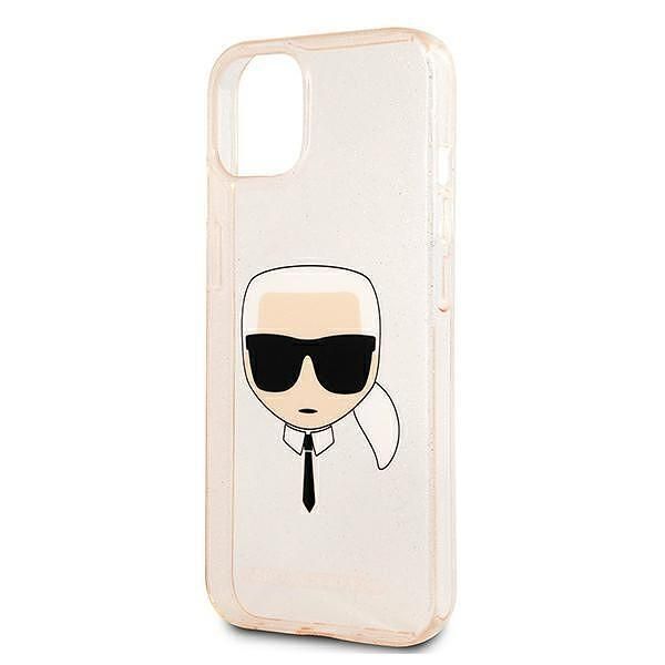 Karl lagerfeld hardcase glitter karl`s head - лицензиран кейс с брокат