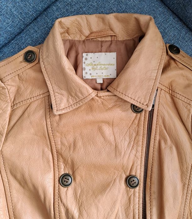 Stradivarius. Geaca piele naturala masura S. Noua