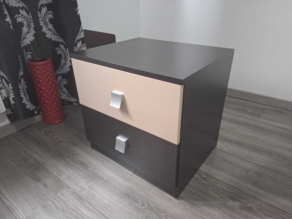 Noptiere wenge/cappuccino